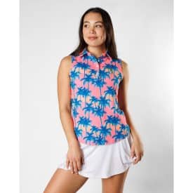 Womens Sunset Blvd Polo Sleeveless